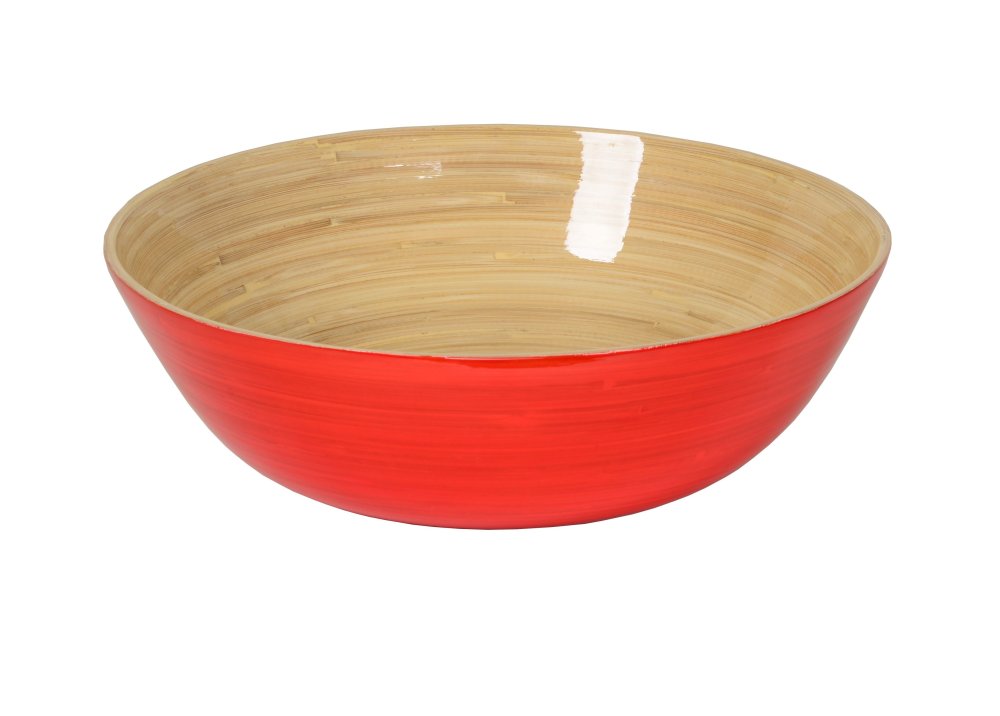 Provence Salad Bowl - Ferrari Orange Lacquer