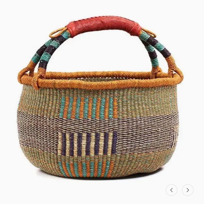 Large Bolga Ghana Farmers Market Basket